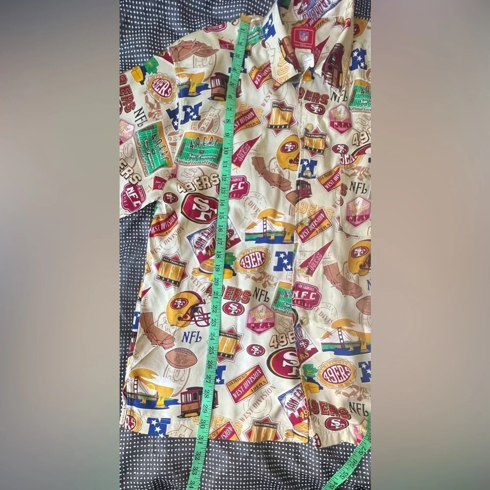 San Francisco Forty Niners NFL Hawaiian Style Shirt - Picture 3 of 9